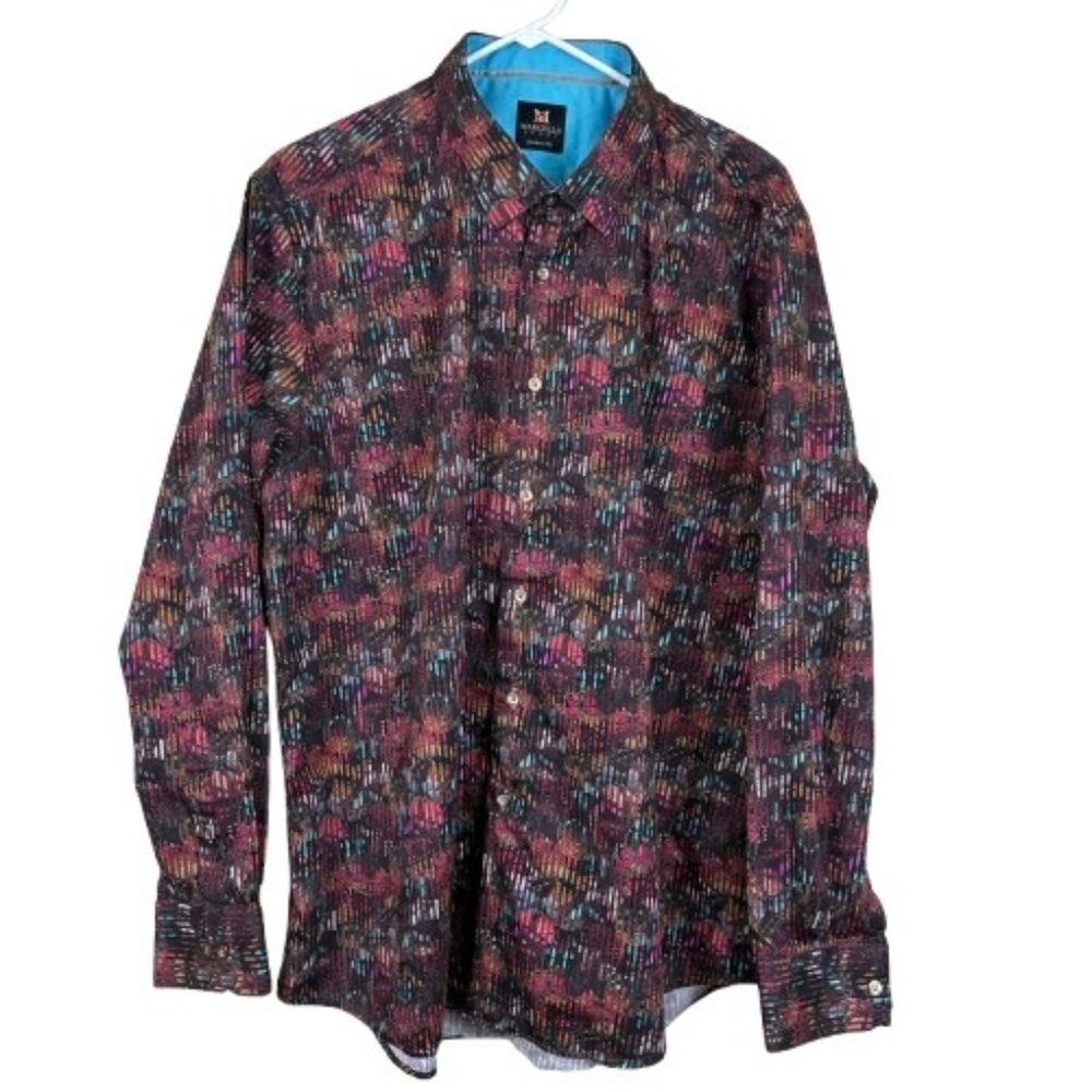 Marcello Sport Men’s Button Down Shirt Sz 2XL 45-46 Indie Alternative